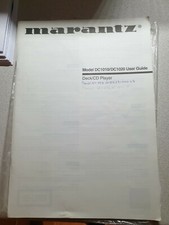 Marantz DC1010/DC1020 user literature 