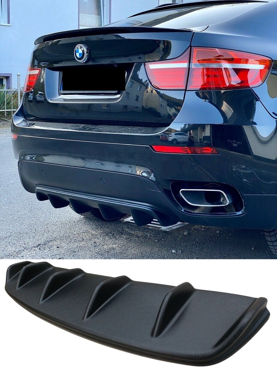 bmw x6 e71 リアデュヒューザー For BMW E71 X6 2008-2014 Carbon Fiber Rear Bumper Diffuser