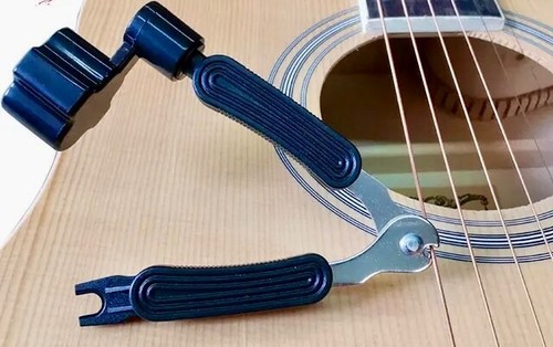 2pk of 3-in-1 Guitar String Winder, String Cutter and Bridge Pin Puller - (2) - Picture 6 of 6