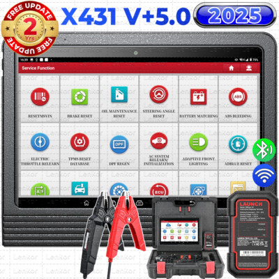 LAUNCH X431 PRO3S V+ 5.0 ELITE PRO5 Car Diagnostic Tool J2534 Programming Coding