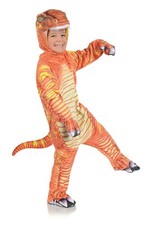 Underwraps Trex Prehistoric Dinosaur Orange Toddlers Halloween Costume 27620