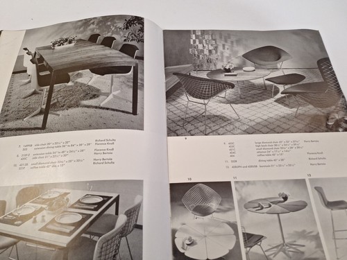 Knoll Catalog Mid-century Office Home Furniture Brochure Has Wear - Picture 3 of 10