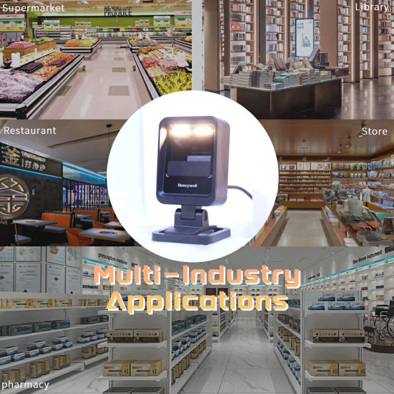 Honeywell 7680GSR-2USB-1-C Genesis XP 7680G Hands-Free 1D/2D USB Barcode Scanner - Image 3 of 4