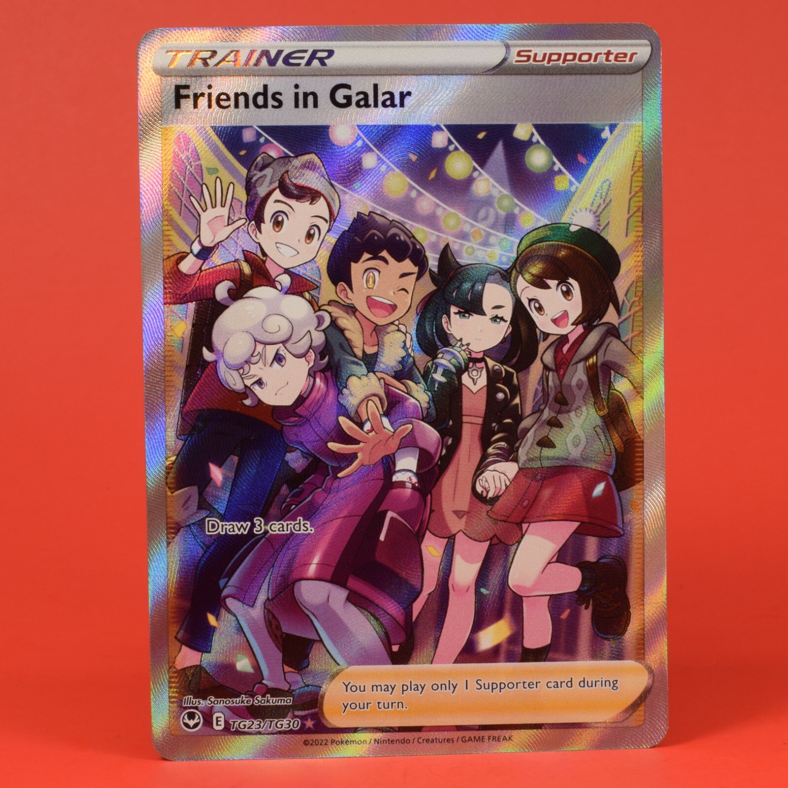 Pokemon English Card Silver Tempest Friends in Galar TG23/TG30 Trainer Gallery
