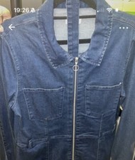 Denim Belted Dress By Only. Bnwot. 42