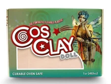 Cosclay Doll - Warm Beige - Medium Firm - Flexible Polymer Clay (3lb Case)