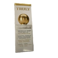 TRULY Vanilla Baby Luxury Body Oil New in Box 1.7 oz