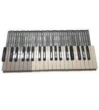 1 Hammond White Or Grey Organ Key - You Choose- Black Keys Set Of 3