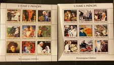 St Thomas and Prince Islands Scott #1449-50 never hinged