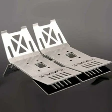 FRONT & REAR LOWER SKID PLATE Stainless Steel FOR HPI SAVAGE FLUX HP XL 4.6 5.9