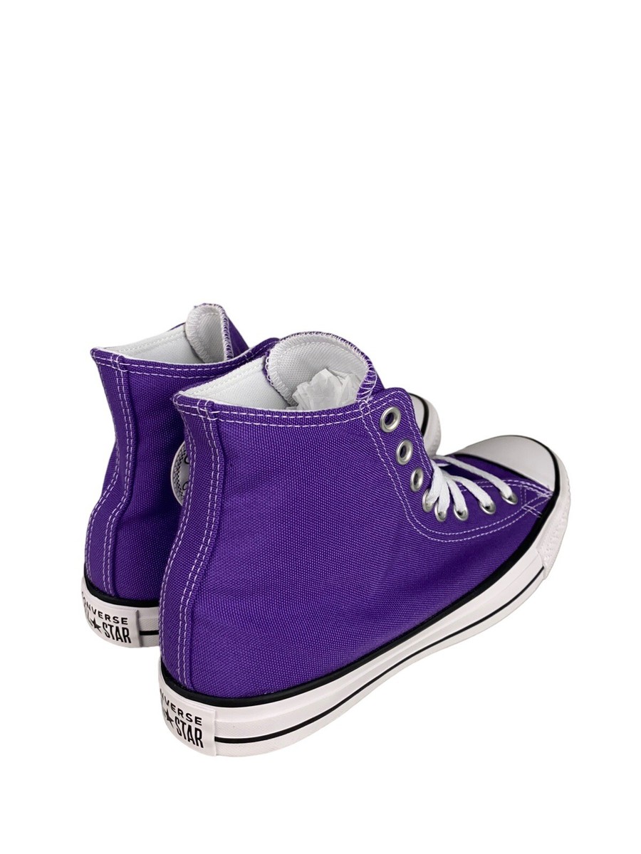 NEW Converse Chuck Taylor All Star Hi B Grade Purple White NEW Converse Chuck Taylor All Star Hi B Grade Purple White