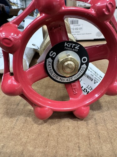 Kitz AK150LUT No. 42T Class 150 1-1/2 Bronze Gate Valve 150S 300WOG - Picture 1 of 5
