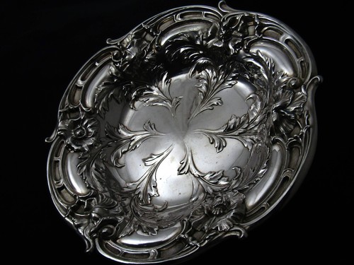 ❤️ LE SIX FLEURS c. 1901 REED & BARTON STERLING RND VEGETABLE BOWL 9 1/8” - Picture 6 of 7