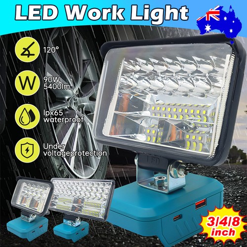 22V Li-ion LED Work Light Torch Workshop Flashlights Camping For Hilti Battery - Foto 5