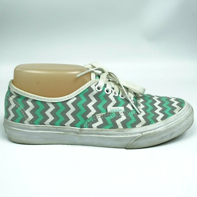 green and white checkered vans