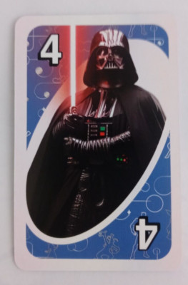 UNO Disney 100 Card Blue Darth Vader #4