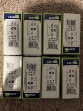 Lot Of 8 LEVITON White Tamper Resistant OUTLET 20 Amp 125 Volt T5020-0WS