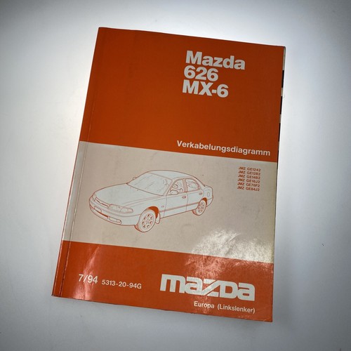 Manual Mazda 626/MX6 Wiring Diagram Pcs. 07/1994 53132094G