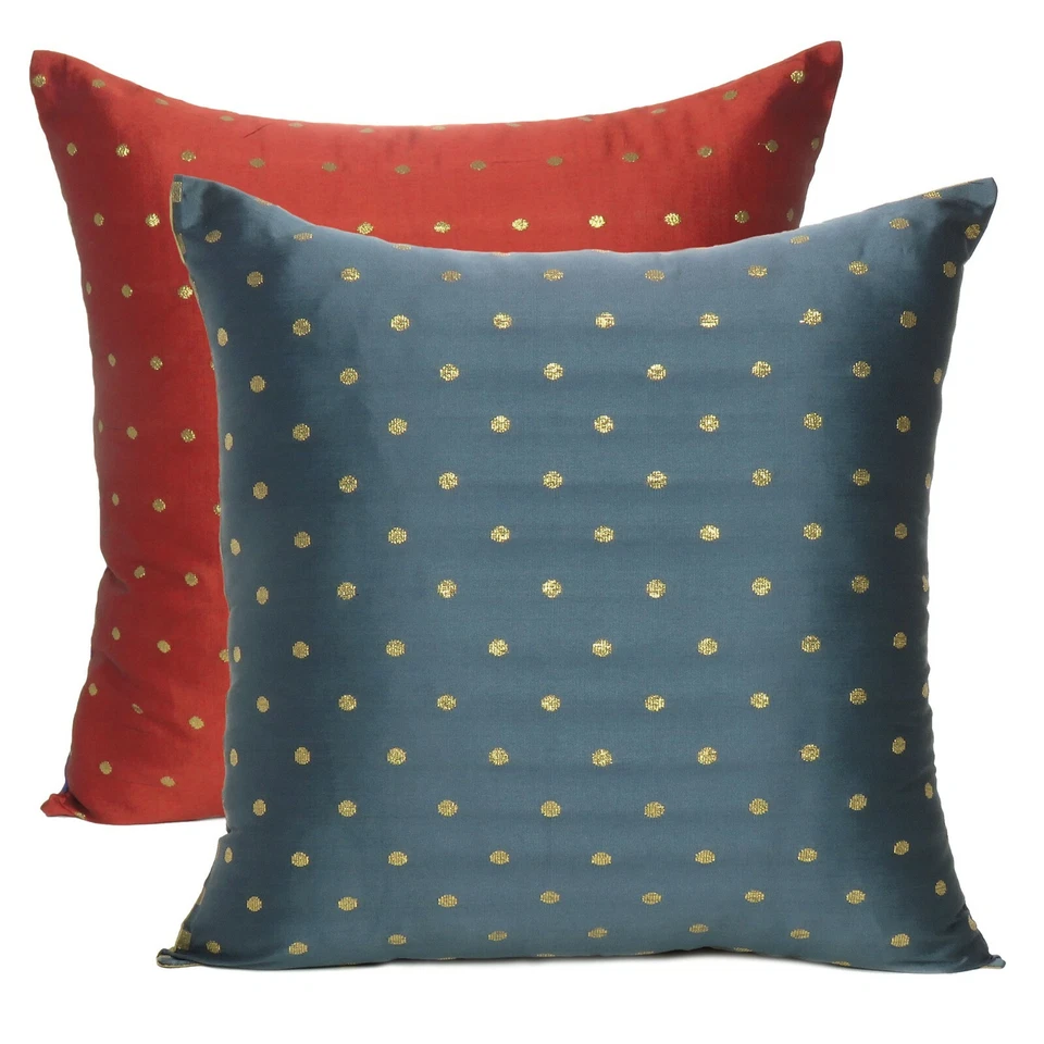 Juego de 2 piezas funda de cojín reversible para sofá decoración del hogar Foto 3 de 4