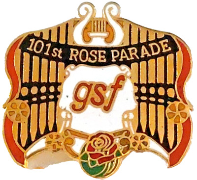 Rose Parade 1990 gsf(Golden State Foods) 101st Tournament of Roses Lapel Pin