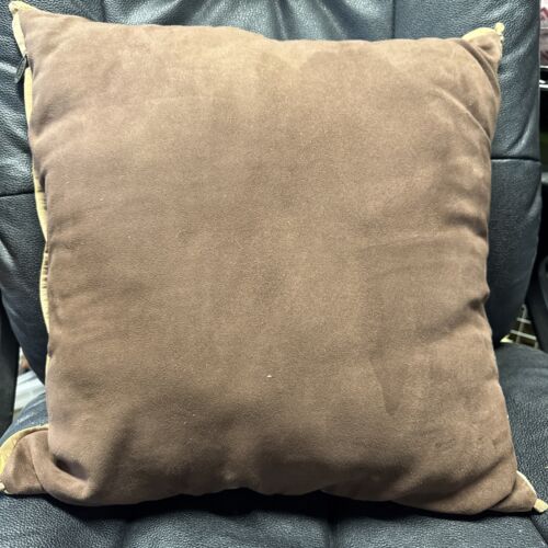 Pier 1 Imports Boho Pillow Browns Reds Yellow Flowers - Picture 3 of 8