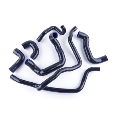 Silicone radiator hose For BMW E30 M20 325 325i 2.5L l6 GAS 1988-1993 1992 Black