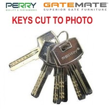 Perry / Gatemate / Concise Gate Lock Key Cutting to Photo