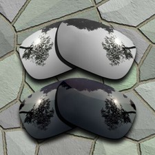 Silver Grey Black Polarized Lenses Replacement for-Arnette Boiler