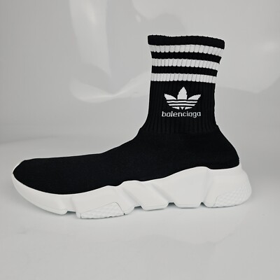 Baskets chaussettes femme Balenciaga Speed LT noir et blanc