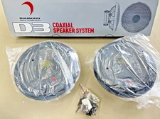 Diamond Audio D363.5i Integrated System 6.5" 2-Way Coaxial Speakers, NOS #254