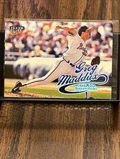 GREG MADDUX 1999 FLEER ULTRA #1 ATLANTA BRAVES LEGEND HOF CAREER HIGHLIGHTS CARD