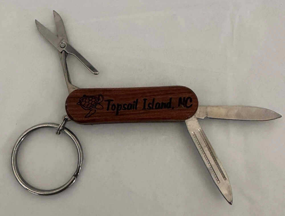 Multi-Tool Knife Scissor Filer With Key Ring Name Cody