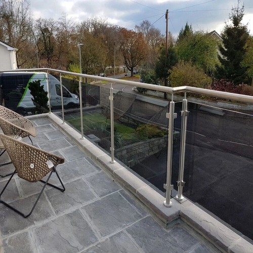 Outdoor Stainless Steel Handrail Pipe Stair Handrail Balustrade Wall Grab Rail - Picture 2 of 58