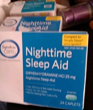 Kirkland Signature 25mg Nighttime Sleep Aid Tablets - Store Closed Lot Of 3