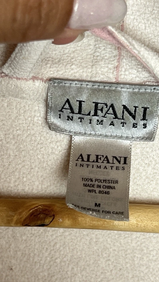 Abrigo largo informal acogedor rosa íntimo Alfani Foto 4 de 4