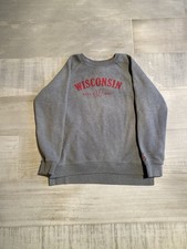 Vintage Wisconsin Badgers Sweatshirt Mens Medium University Crewneck