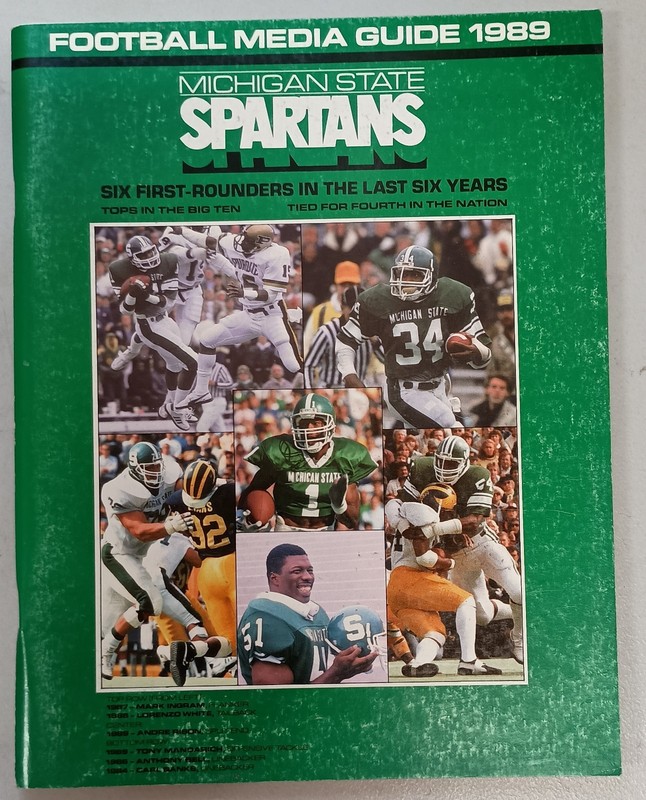 1989 Michigan State Football Media Guide