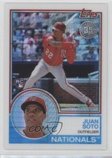 2018 Topps Silver Pack 1983 Design Chrome Update Series Juan Soto #134 1cc7