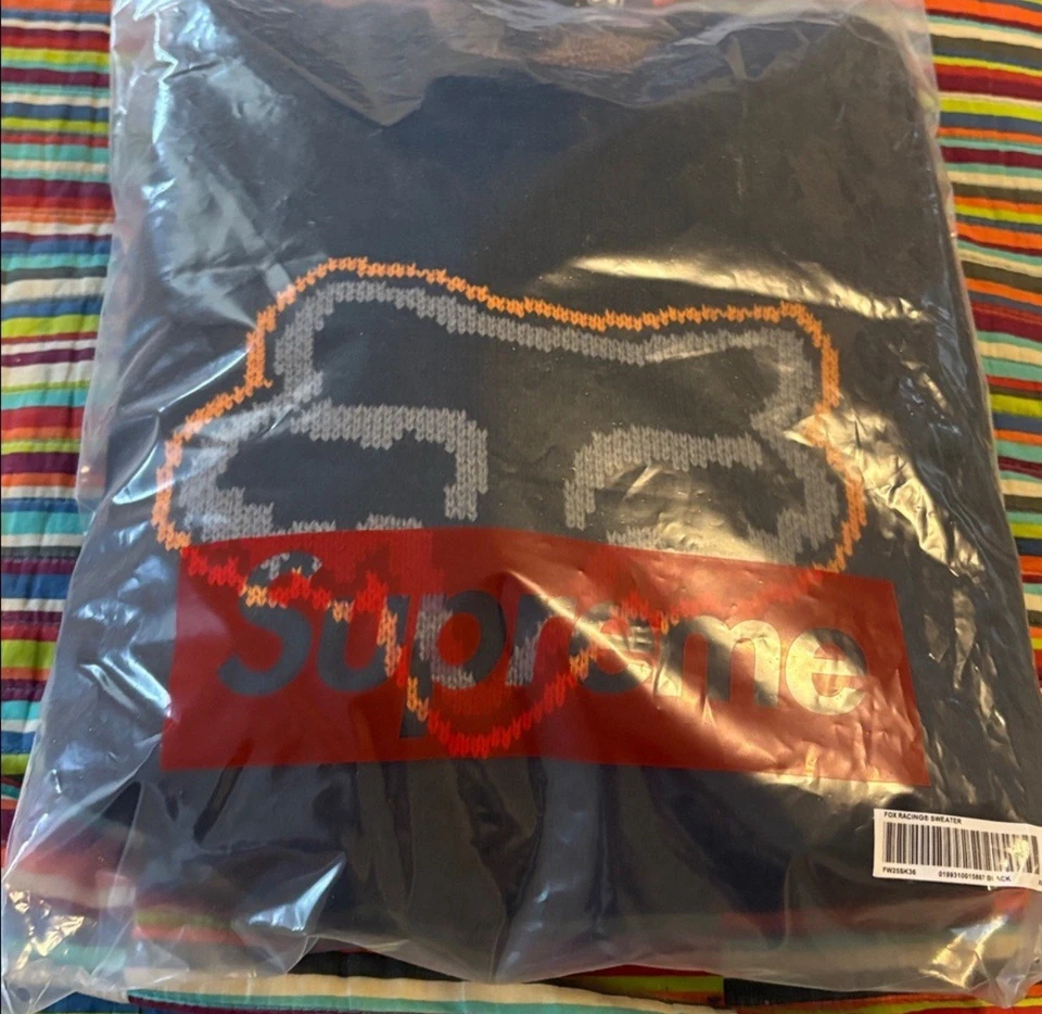 NUEVO SUÉTER SUPREME FOX RACING 2025 NEGRO TALLA XLARGE Foto 3 de 4