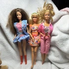 Vintage Mattel Barbie 11 in Fashion Doll Lot Blonde Brown Hair Removable Clothes
