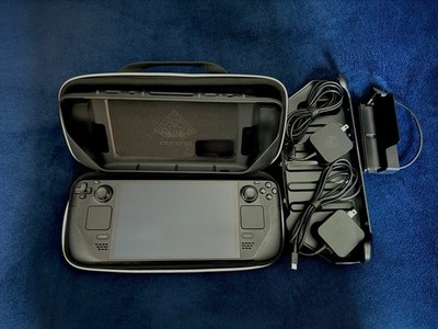 Steam Deck OLED 1TB SSD, 512GB MicroSD, DBrand Case, and Steam
