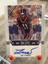 2022 Leaf Draft Auto Tre Turner #BA-TT1 XRC Virginia Tech