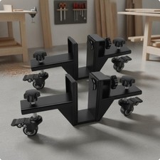 2 Pieces Iron Moving Cart Cart Heavy-Duty for Renovation Work