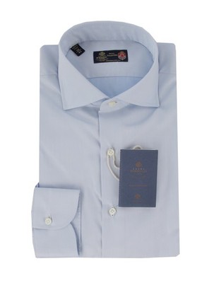 Luigi Borrelli Hellblau Solid Hemd - Extra Slim - 15.75/40 - (LB1227244)
