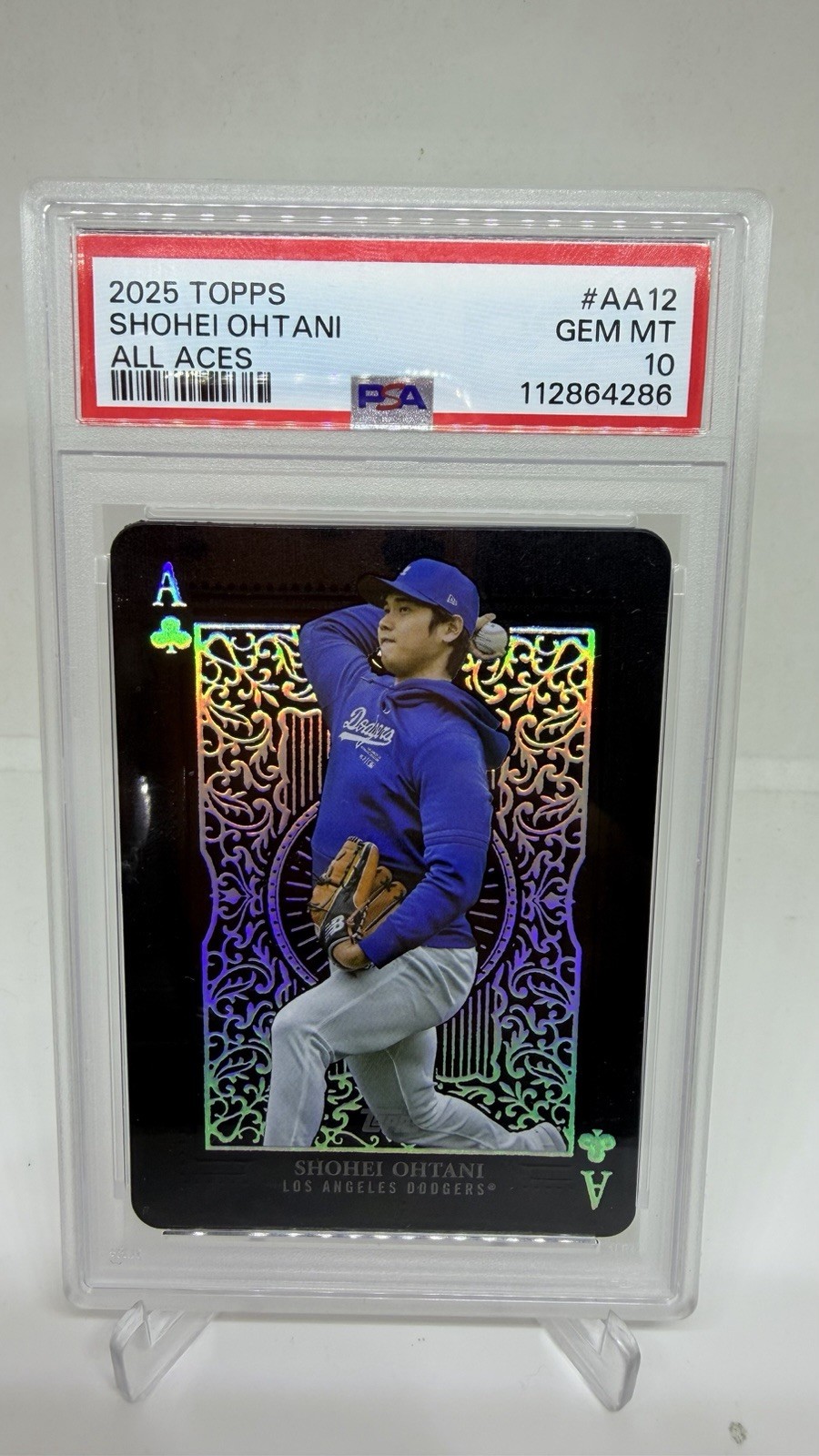 2025 Topps Baseball ALL ACES Shohei Ohtani PSA 10 GEM MT #AA-12 Low Pop!!
