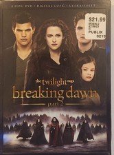 The Twilight Saga: Breaking Dawn -Part 2 DVD, Digital Copy, UltraViolet sleeve