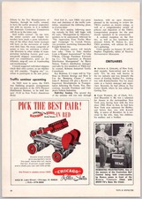 Patines Chicago 1970 anuncio de juguete vintage Rainbow Scout en patinaje rojo