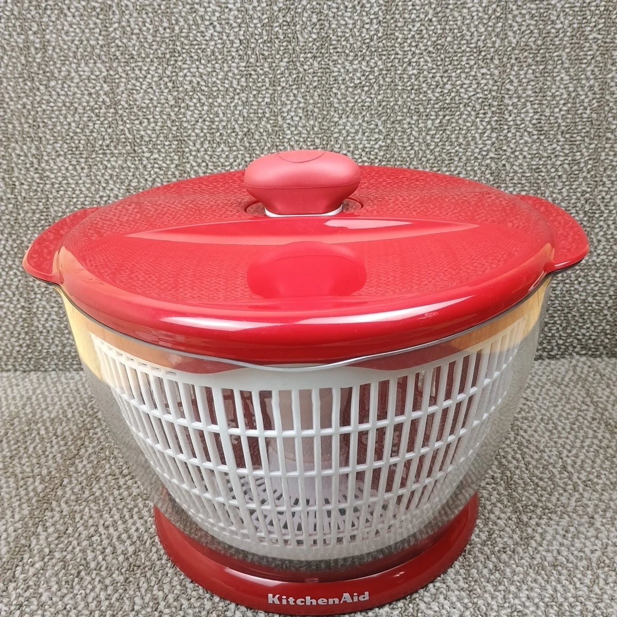 Kitchen Aid Salad fruit Spinner with Non Slip Large Plastic bowl& 3 divider used
Opens in a new wind
