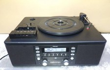 TEAC LP-R550USB Turntable Cassette Player CD Audio Recorder Operation OK