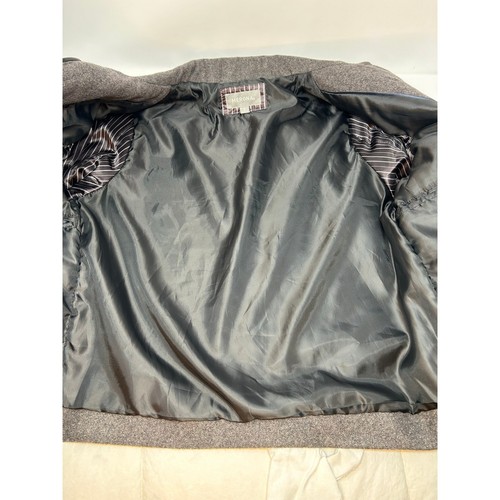 Wool Jacket Coat Men Sz SM Merona Wool Blend Quiet Luxury Thick Y2K Minimalist - Picture 8 of 10